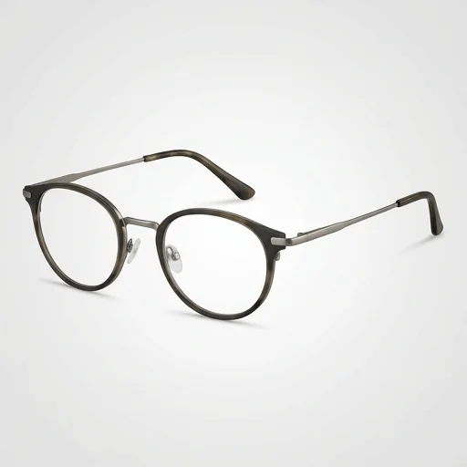Zenni Optical Round Blend Eyeglasses view 2